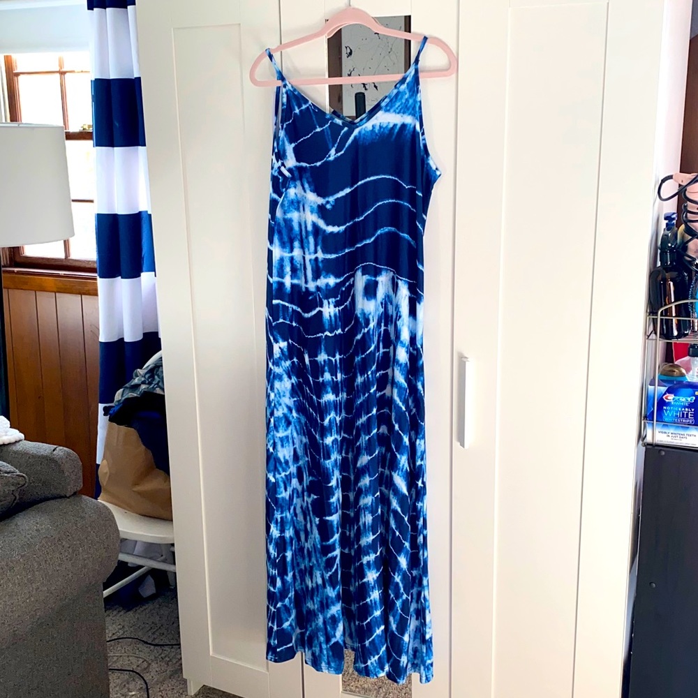 GRAY MONROE Tye-dye Maxi Dress